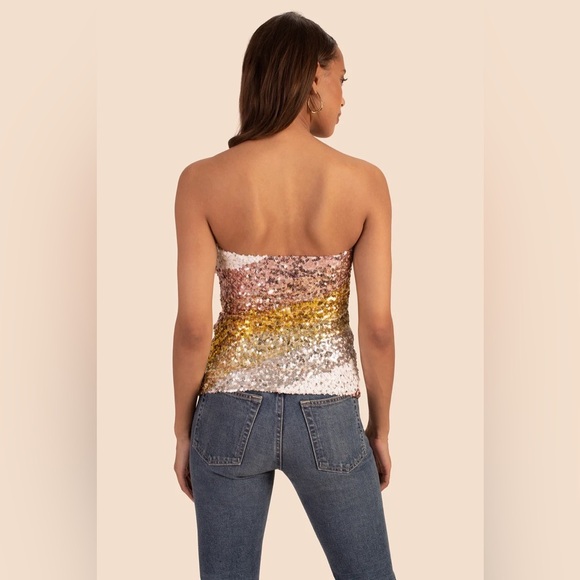 Trina Turk FETCHING TOP multicolor sequins in xxl - Picture 4 of 10